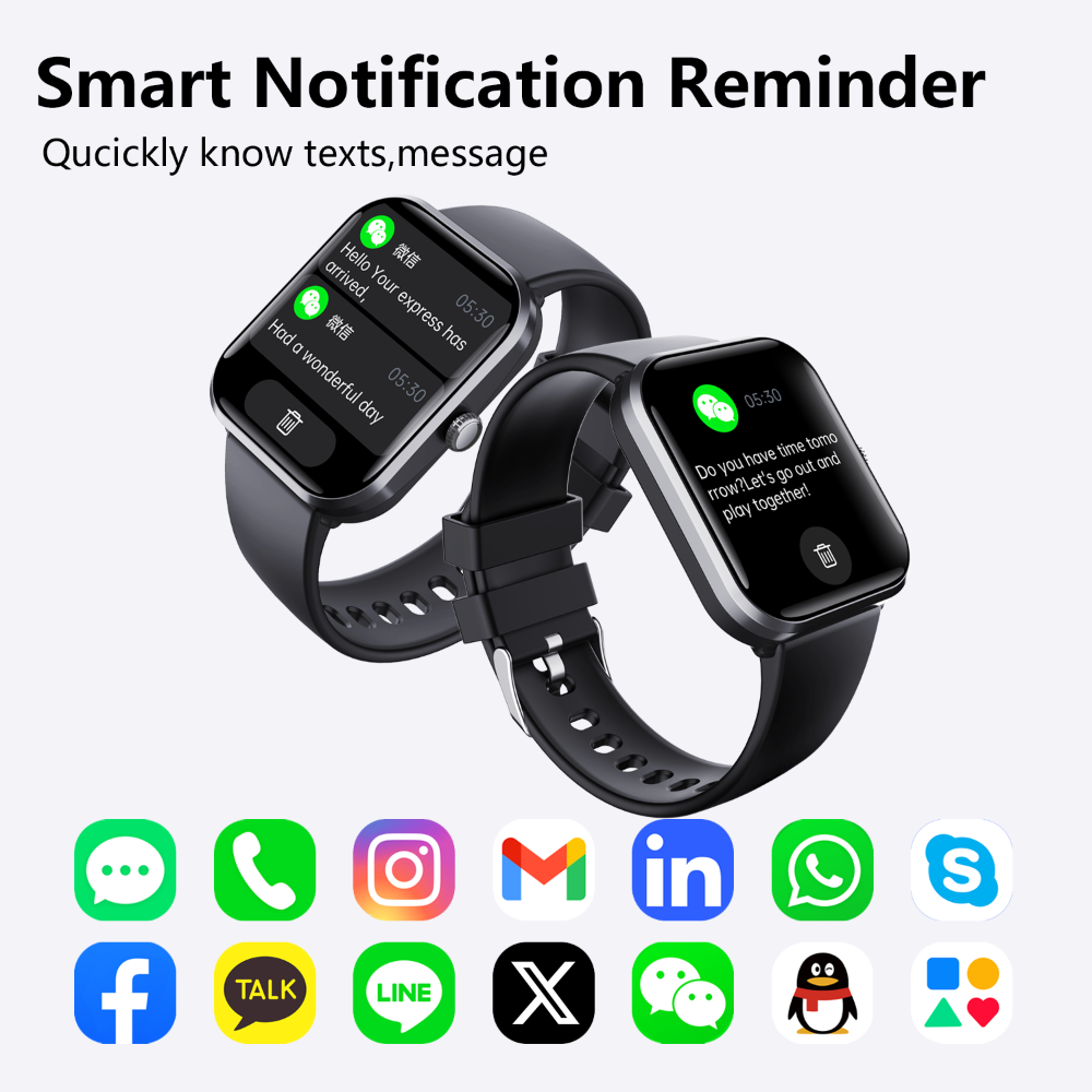 Premium Health & Fitness Smartwatch with SOS Alert | AdLoSi